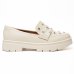 Mocassim Vizzano Tratorado Spikes Feminino - Off White