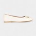 Sapatilha Vizzano Bico Redondo Laço Feminina - Off White