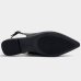 Sapatilha Vizzano Slingback Bico Fino Detalhe Strass Feminina - Preto