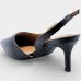 Scarpin Vizzano Slingback Detalhe Bico Fino Salto Baixo - Preto