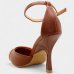 Scarpin Vizzano Strass Salto Médio Feminino - Marrom
