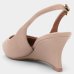 Scarpin Anabela Vizzano Salto Médio Feminino - Bege