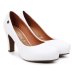 Scarpin Vizzano Meia Pata - Branco