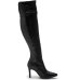 Bota Vizzano Fivela Salto Alto Cano Alto Feminina - Preto