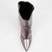 Bota Western Cano Médio Vizzano Metalizada Feminina - Prata