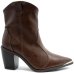 Bota Vizzano Cano Médio Salto Bloco Feminina - Marrom