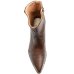 Bota Vizzano Cano Médio Salto Bloco Feminina - Marrom