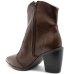 Bota Vizzano Cano Médio Salto Bloco Feminina - Marrom