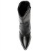 Bota Western Cano Médio Vizzano Feminina - Preto e Prata