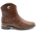 Bota Vizzano Detalhe Cano Baixo Feminina - Marrom