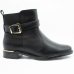Bota Vizzano Fivela Cano Baixo Feminina - Preto