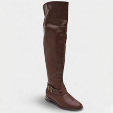 Bota Montaria Vizzano Fivela Cano Alto Feminina - Marrom