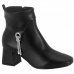 Bota Vizzano Detalhe Strass Cano Baixo Feminina - Preto