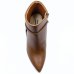 Bota Vizzano Zurique Cano Baixo Feminina - Marrom