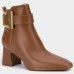 Bota Vizzano Fivela Cano Baixo Feminina - Marrom