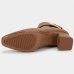 Bota Vizzano Fivela Cano Baixo Feminina - Marrom