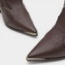 Bota Vizzano Western Cano Médio Feminina - Marrom Escuro