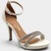 Sandália Vizzano Meia Pata Tiras Strass - Branco