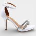 Sandália Vizzano Meia Pata Tira Strass Feminina - Branco