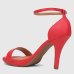 Sandália Vizzano Meia Pata Salto Alto Feminina - Vermelho
