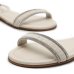 Rasteira Vizzano Tira Strass Florença Feminina - Branco
