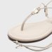 Rasteira Vizzano Amarração Detalhes Feminina - Off White