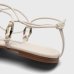 Rasteira Vizzano Amarração Detalhes Feminina - Off White