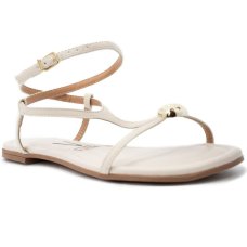Rasteira Vizzano Detalhe Feminina - Off White