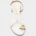 Rasteira Vizzano Adorno Metálico Tira Cruzada Feminina - Off White