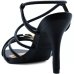 Sandália Vizzano Salto Alto Detalhe Feminina - Preto e Dourado