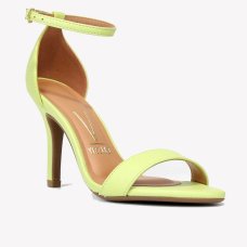 Sandália Vizzano Básica Salto Alto Feminina - Verde Claro Sandália Vizzano Básica Salto Alto Feminina - Verde Claro