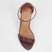 Sandália Vizzano Básica Salto Alto Feminina - Vinho