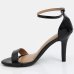 Sandália Vizzano Básica Salto Alto Verniz Feminina - Preto