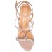 Sandália Vizzano Tira Strass Salto Alto Feminina - Rosê