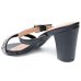Tamanco Vizzano Fivela Strass Salto Grosso Feminino - Preto