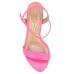 Sandália Vizzano Salto Médio Grosso Tira Feminina - Pink