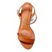 Sandália Vizzano Salto Médio Feminina - Caramelo