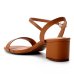 Sandália Vizzano Salto Médio Feminina - Caramelo