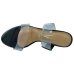 Tamanco Vizzano Tiras Vinil Silicone Transparente - Preto