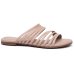 Rasteira Vizzano Multi Tiras Feminina - Bege