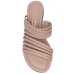 Rasteira Vizzano Multi Tiras Feminina - Bege
