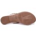 Rasteira Vizzano Multi Tiras Feminina - Bege