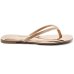 Rasteira Vizzano Metalizada Strass Feminina - Ouro Rosado