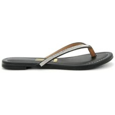 Rasteira Vizzano Strass Feminina - Preto