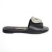 Rasteira Slide Vizzano Coração Strass Feminina - Preto