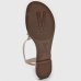 Rasteira Vizzano Detalhe Folha Feminina - Off White