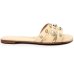 Rasteira Slide Vizzano Tira Apliques Feminina - Amarelo