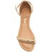 Rasteira Vizzano Tira Strass Feminina - Caramelo