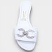 Rasteira Slide Vizzano Strass Feminina - Branco