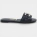 Rasteira Slide Vizzano Strass Feminina - Preto